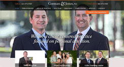 Desktop Screenshot of gormanandjoneslaw.com